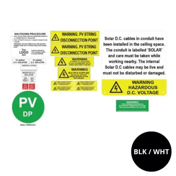 Custom Label Kit _ Black and White