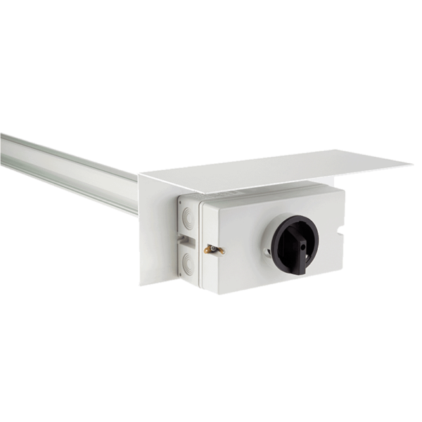 DC Isolator Weathershield Aluminium
