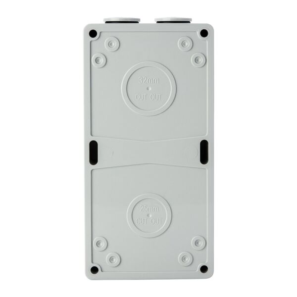 2-4 Pole Weather-proof Distribution Enclosure IP66 Grey Lid