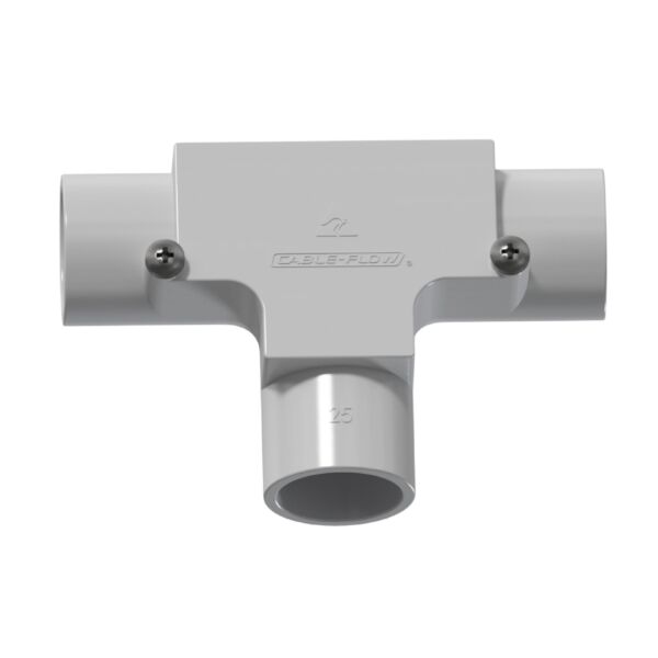 Solarfelx 25mm solar conduit fitting electrical pv cable inspection tee – Pack of 10
