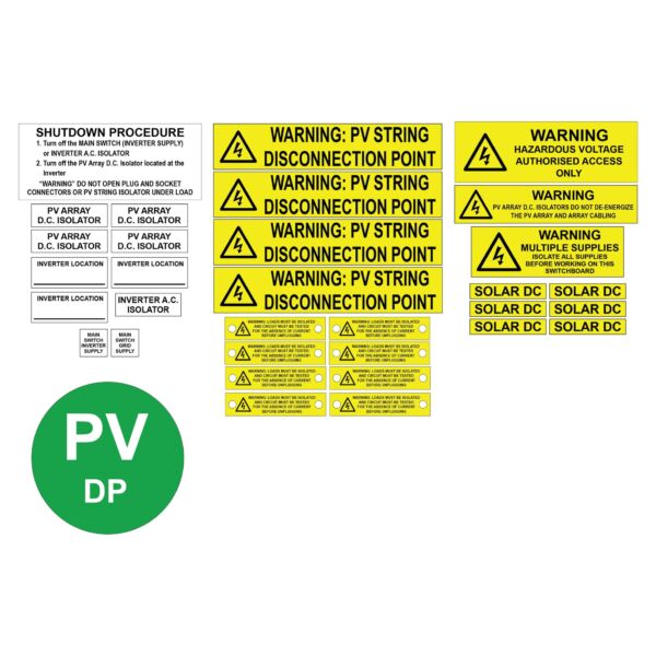 Disconnection Point - Commercial Label Kit