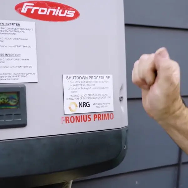 CUSTOM Disconnection Point – Solar Label Kit- Engraved Logo NRG