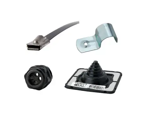 Cable management products range for solar installations offered by PV Connections