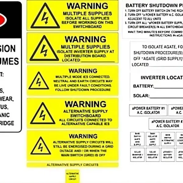 Battery Storage System Label Kit – FranklinWH